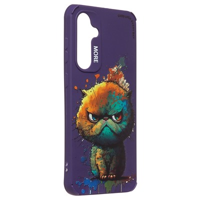 Чехол-накладка - SC335 для "Samsung Galaxy S23 FE"  (кот) (violet) (227153)