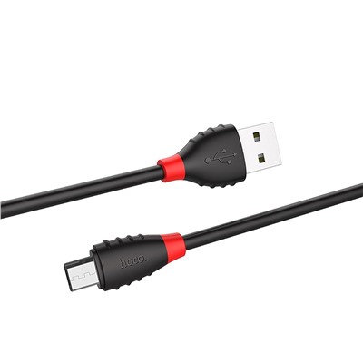 Кабель USB - micro USB Hoco X27 Excellent  120см 2,4A  (black)