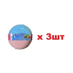 Бурлящий шар с пенкой Лесные ягоды 125гр 3шт