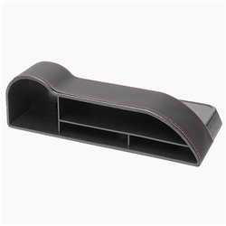 Органайзер - автомобильный карман между сиденьями эко кожа (black)