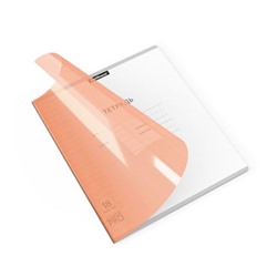 Тетрадь  18л линия с пластиковой обложкой 56369 Классика CoverPrо Neon оранжевая Erich Krause