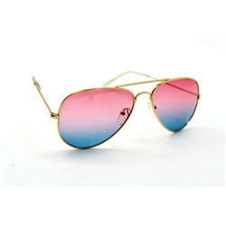Женские солнцезащитные очки 3025 розовый-голубой