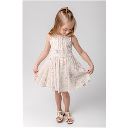 Платье для девочки Crockid КР 5734 светлый жемчуг, летний сад к383