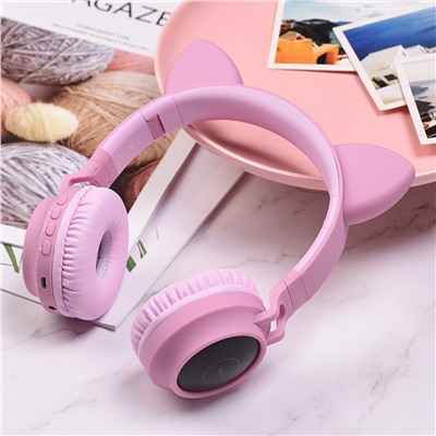 Bluetooth-наушники полноразмерные Hoco W27 (pink/pink)