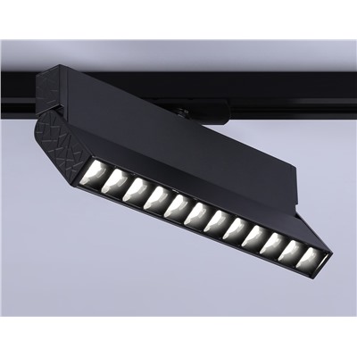 Светильник светодиодный трековый GL6819 BK черный LED 12W 4200K 24° 230*22*87