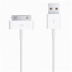 Кабель USB - Apple 30-pin -  100см 1,5A (Класс С) (white)