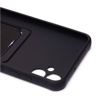 Чехол-накладка - SC304 с картхолдером для "Samsung SM-A055 Galaxy A05" (black)