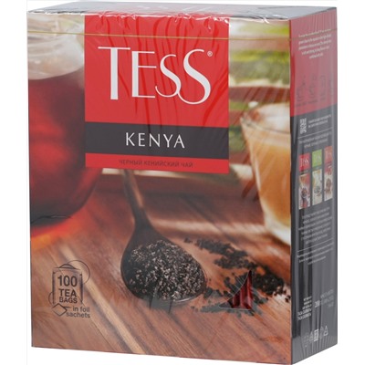 TESS. Classic Collection. KENYA (черный) карт.пачка, 100 пак.