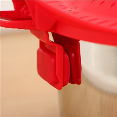 Дуршлаг - слив кухонный на прищепке Доляна, 12×18,5 см, цвет МИКС