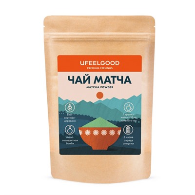 Чай "Матча" / Matcha organic Ufeelgood, 100 г