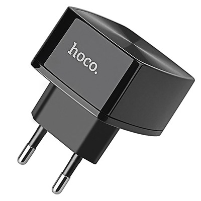 Адаптер Сетевой Hoco C70A QC3.0 (повр. уп.) USB 3A/18W (black)