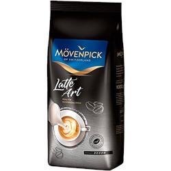 Кофе MOVENPICK LATTE Art Зерно 1000 гр., 90% Арабика 10% Робуста
