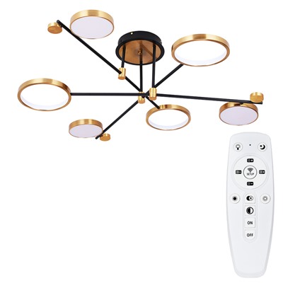 Потолочная люстра Arte Lamp HOLLY A1364PL-6PB