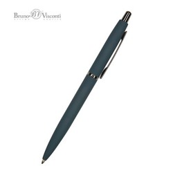 Ручка автоматическая шариковая 1.0мм "SAN REMO" синяя, графитовый металлический корпус 20-0249/15 Bruno Visconti
