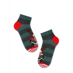 Носки женские CONTE Новогодние короткие носки &quot;Рудольф&quot; с пушистой нитью