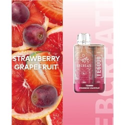 EDCREATE Испаритель 6000 затяжек STRAWBERRY GRAPEFRUIT