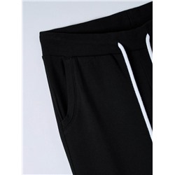 Легкие спортивные брюки из однотонной ткани Черный