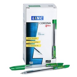 Ручка шариковая LINC "Corona" зеленая 0.7мм 3002N LINC