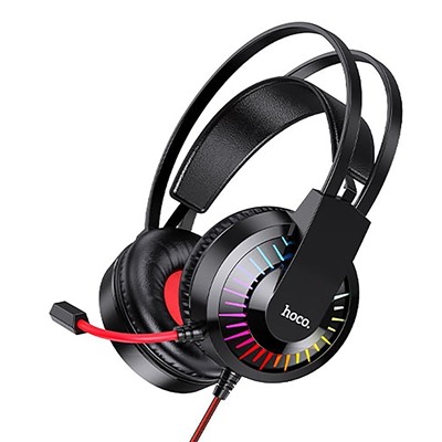 Компьютерная гарнитура Hoco W105 Joyful gaming (повр.уп) (red)