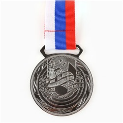 Медаль тематическая 196 «Музыка», серебро, d = 5 см