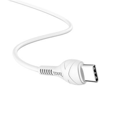 Кабель USB - Type-C Hoco X37 Cool power  100см 3A  (white)