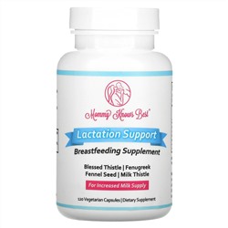 Mommy Knows Best, Lactation Support, 120 Vegetarian Capsules