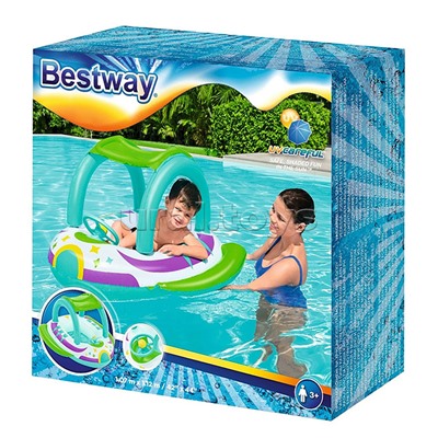 Лодочка надувная Space Splash Baby Boat 107 х 112 см 34149 Bestway