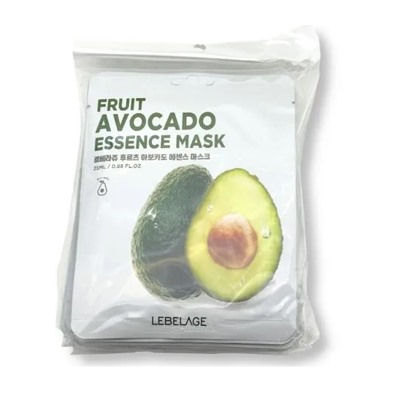 БВ Lebelage Fruit Маска для лица тканевая Avocado 25 мл 092215