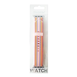 Ремешок - ApW17 Apple Watch 42/44/45/49 mm силикон (104) (L) (multicolor)