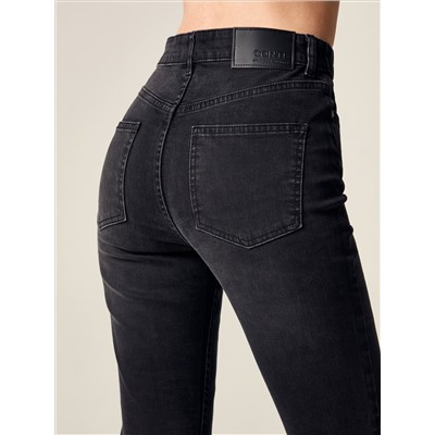 Брюки джинсовые женские CONTE CON-482 Джинсы skinny с патами по талии