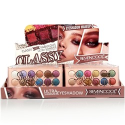 Палетка теней для век SevenCool Stylish Sequin Classy Ultra Shimmer Eyeshadow 18 Colors (106)