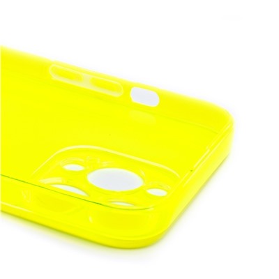 Чехол-накладка - SC344 для "Apple iPhone 13 Pro" (transparent/yellow) (232036)