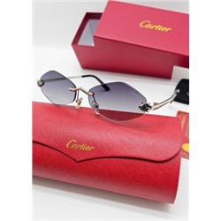 Набор женские солнцезащитные очки, коробка, чехол + салфетки #21207521