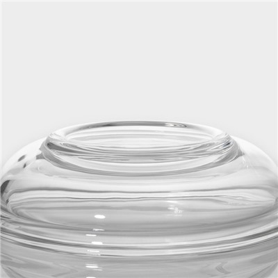 Ёмкость стеклянная для мёда и варенья Доляна «Купол», 200 мл, 12,5×12 см