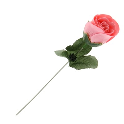 Мыльные лепестки "Роза" в подарочной плёнке, розовая 4,5х4,5х38 см