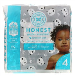 The Honest Company, Honest Diapers, Size 4, 22-37 Pounds, Pandas, 23 Diapers