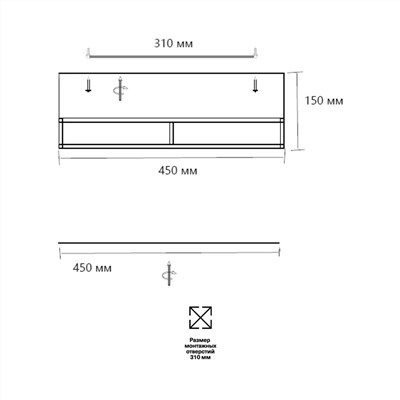 7723/65L AVRA LED SN Светильник металл/пластик/белый/черный/золотой LED 65Вт 3000-6000K D450 IP20 пульт ДУ LOFTY