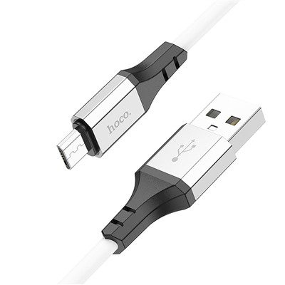 Кабель USB - micro USB Hoco X86 Spear  100см 2,4A  (red)