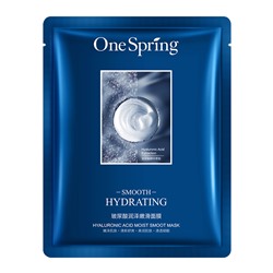 One Spring, Маска для лица Увлажняющая с Гиалуроновой кислотой Smooth Hydrating Mask, 25г
