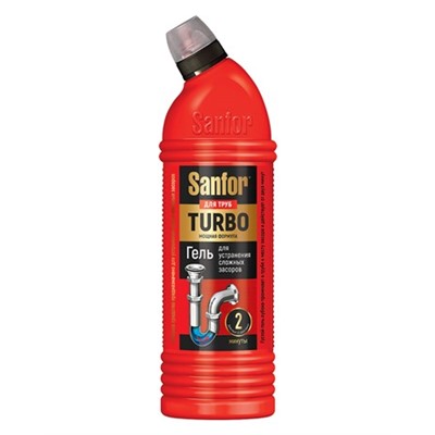 Средство Sanfor для очистки труб Turbo, 750г