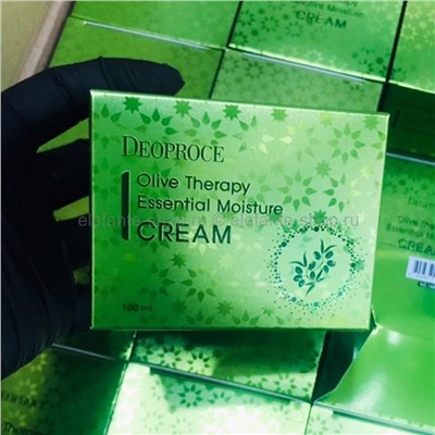 Крем для лица с экстрактом оливы Deoproce Olive Therapy Essential Moisture Cream 100ml (78)