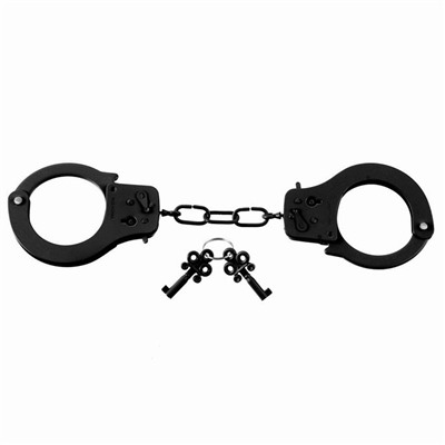 Черные металлические наручники