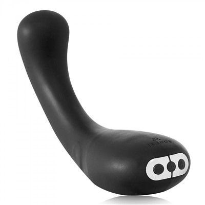 Черный гнущийся вибратор G-Kii G-Spot   Clitoral Vibrator - 23 см.