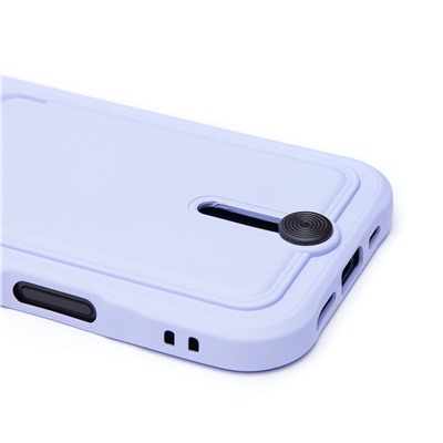 Чехол-накладка - SC304 c картхолдером для "Apple iPhone 16 Pro" (light violet) (234447)