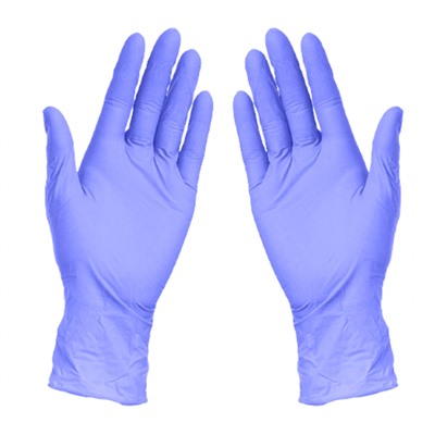 Перчатки нитриловые Violet Blue Nitrile, размер M, 100 шт., короб 10 уп.
