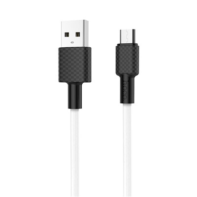 Кабель USB - micro USB Hoco X29 Superior (повр. уп)  100см 2A  (white)