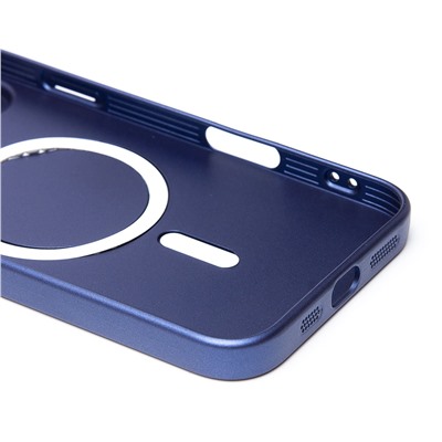 Чехол-накладка - SM020 Matte SafeMag для "Apple iPhone 16 Plus" (dark blue) (234703)