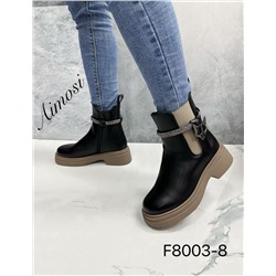 Женские ботинки ЗИМА F8003-8 черные