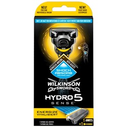 Станок для бритья Schick (Wilkinson Sword) HYDRO-5 SENSE ENERGIZE (+1 кассета)