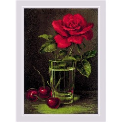 Набор для вышивания Риолис 2123 Роза и черешня, 15*21 см